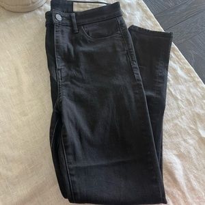 Treasure & Bond High Rise and Skinny Crop 27 Black